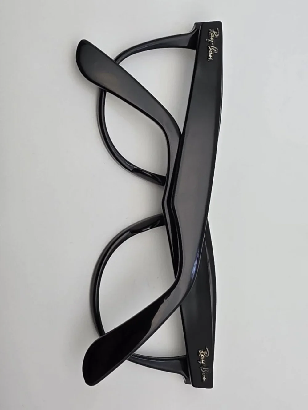 Ray-Ban B&L L1724 Wayfarer II Polished Ebony Black Sunglasses Frame w/ Case 54mm
